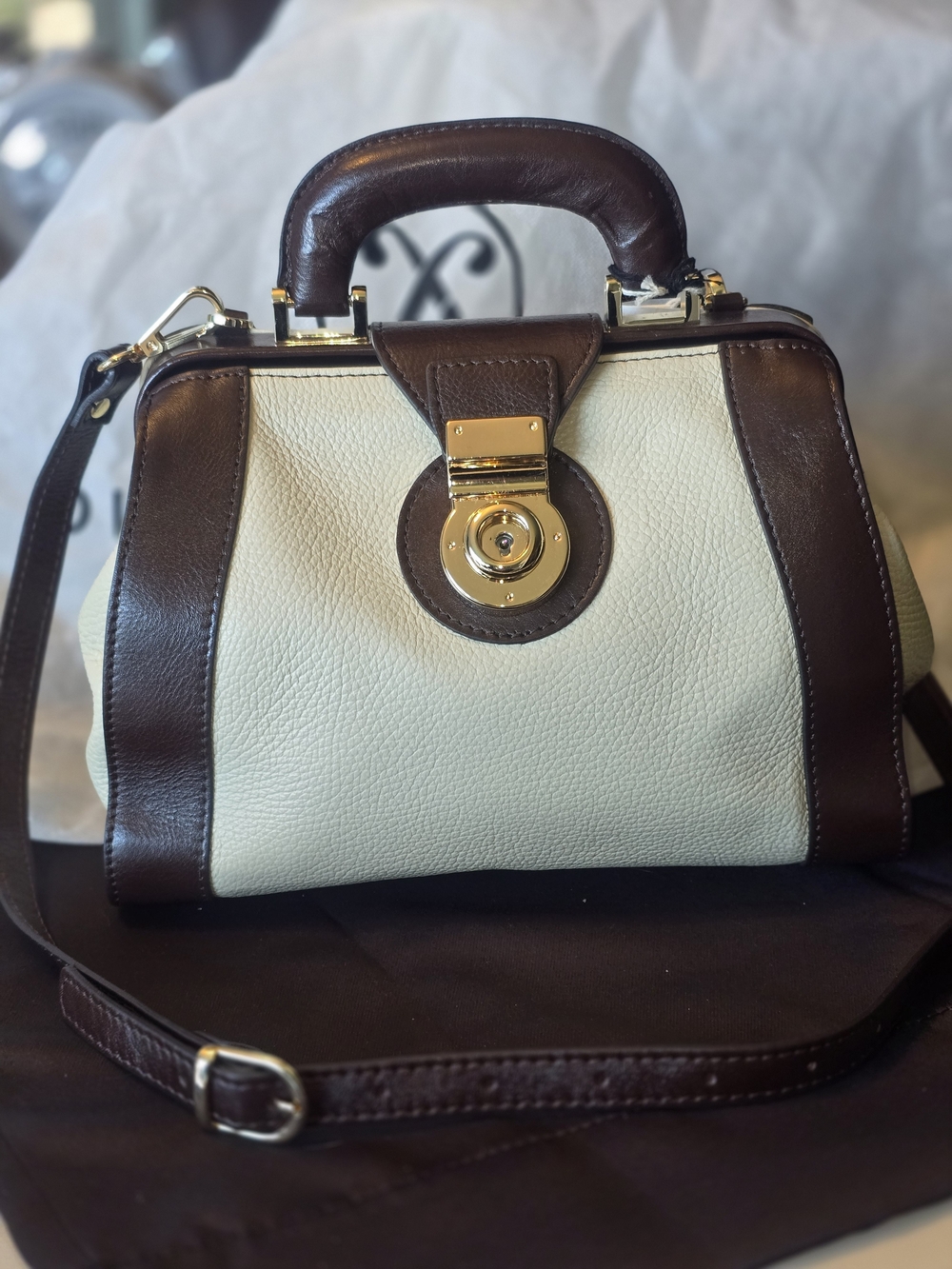 Divina Firenze-Italian Leather Dr. Style Bag-NWT